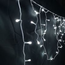 460 Led 11.5m Premier Christmas Outdoor 8 Function Icicle Lights Cool White