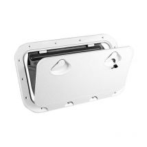 Nuova Rade - Trappe classic sac de rangement avec serrure blanc - 355 x 600 mm