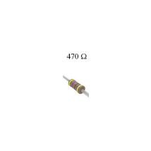470r 1/4w Résistance oxyde métallique 470 Ohm 1/4w 5% 470r1/4w