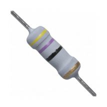 47r 1w Resistenza Ossido metallico 47 Ohm 1w 5% 47r1w