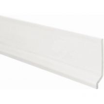 48 x skirting mm 70x9 pvc foam ml 2 blanc