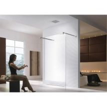 Glaszentrum Hagen - Tipe/CL/Free) 48x200cm Schermo doccia 10mm - Cabina doccia - Doccia indipendente - Vetro temperato