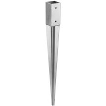 Base Pilastro, Ancoraggio A Percussione, 90x90x750 Mm