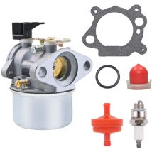 Lifcausal - 498965 Carburateur pour Briggs & Stratton moteurs de tondeuse à gazon Quantum Remplace 494216 493422 494971
