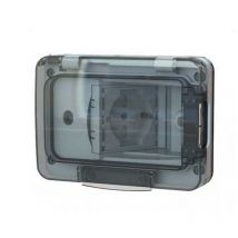 4box large prise mobile ip66 avec boÎtier mural p40 3mt anthracite 4b.w.cc03