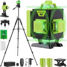 4d 360° Grünlaser 16 Linien Mit 1,2m Stativ Und Tragetasche