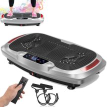 4d Vibrationsplatte 300w Mit 3 Leisen Motoren & Bluetooth, 120 Intensitätsstufen, Vibration- Und Oszillationstrainer Mit Led-display, 5 Programmen, 
