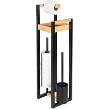 4en1 Combiné wc Braidi, bambu/ noir fsc