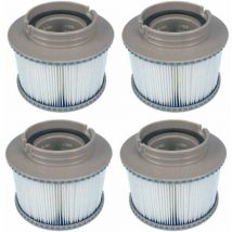4er Pack Ersatzfilter für Mspa Fd2089, Filterkartusche für Schwimmbad und Spa