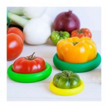 Shop-story - 4er-Set Aufbewahrungshauben für angebrochenes Obst und Gemüse