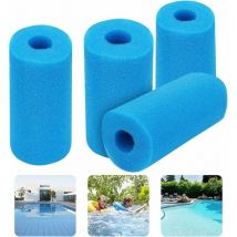 XVX - 4er-Set Filterschwämme Typ a, wiederverwendbarer Schwimmbad-Filterschaum, Filterschwamm-Schaumstoff-Filterkartusche, Filterschwamm für