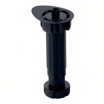 4er-set Schwarze Möbelbeine, Hochfester Stahl, 15 Cm, Tragkraft 150 Kg - Brand