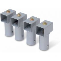 Sweeek - 4er-Set Verbindungsstücke 40x38mm für Trampoline