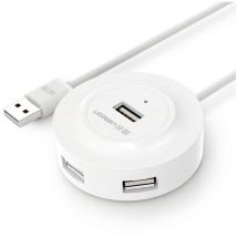 4in1 HUB-Splitter-Adapter usb 2.0 auf 4x usb-a 480 Mbit/s 1 m weiß