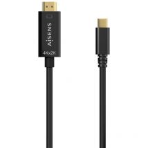 Aisens - 4k hdmi converter cable a109-0624/ usb type-c male - hdmi male/ 1.8m/ black