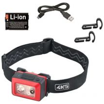 4K5 – LED-Kopflampe WP 400 – 400 Lumen – IPX4 – Wiederaufladbarer Akku – USB-C