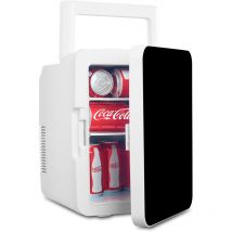 Puluomis - Mini Fridge,Portable Table Top Cooler & Warmer,Skin Care Compact Fridge,with ac/dc Power,for Makeup Food Drink Storage Bedroom Office Car