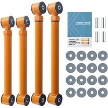 Maxpeedingrods - 4pc Adjustable Front Upper & Lower Control Arms 0-6 Lift for Dodge Ram 1994-2009