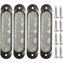 4pcs 12V-24V Marquage avant 27 led remorque, signalisation arrière led remorque Parking Turnals for Truck Bus Boat rv Trucks suv utv, White