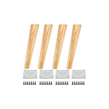 Aiperq - 4pcs 5cm Adjustable Bed Risers Furniture Risers for Chairs Sofa Tables Heavy Duty Adjustable Bed Risers with Screw Clamp