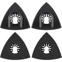 4Pcs Sanding Pad 80mm Multi Tool Attachment Pad Accessory Multi Tool Blade Oscillating Tool Accessory for Worx Mikita Dewalt Power Tool Worx Tool