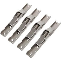 4pcs 90 Degree Folding Hinges for Concealed Door/Shelf, Table Support, Furniture