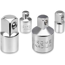 4pcs Adaptateur à Clique Jeu d'adaptateurs Adaptateur à douille Cliquet 1/2' à 3/8',3/8' à 1/2',1/4 'à 3/8',3/8'à 1/4' Adaptateurs Réducteurs Pour
