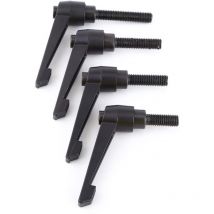 Cyslmuk - 4pcs Adjustable locking handle screw 7-shaped locking, M10X32 mm, L-shaped locking