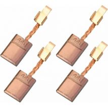 4Pcs Balais de Charbon en Cuivre Brosse à Charbon Outil Charbons pour perceuses pour makita CB-440/ CB-448 CB-436/195021-6/194427-5/194159-4 18V