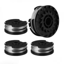 Roleader - 4pcs bobines de fil de rechange pour, fil de nylon de rechange pour coupe-bordures lidl Parkside, coupe-bordures prta 20-Li A1,B2,C3,PRT