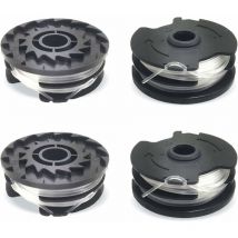 Dpzo - 4pcs bobines de Fil de Rechange pour lidl Parkside, Fil de Nylon de Rechange pour Coupe-Bordures lidl Parkside, Coupe-Bordures prta 20-Li