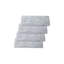 4pcs chiffons de vadrouille auto-adhésifs, chiffons de remplacement de vadrouille, chiffons de vadrouille paresseux absorbants ménagers lavables à la