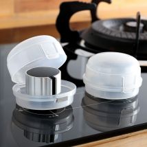 4pcs Couvercle de Sécurité pour Bouton de Four,Couvercles de Protection pour Bouton de Cuisinière