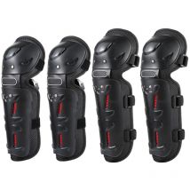 Start - 4PCs Cyclisme Genouillère et Coudières Vélo vtt Vélo Moto Équitation Genou Soutien Protections Protections Gardes Sports de Plein Air