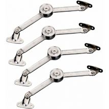 4pcs hydraulique arrêter de manière aléatoire charnières armoire de cuisine porte porte tige réglable charnière meubles armoire de garde-robe lifting
