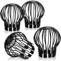 4Pcs Protection du Tuyau de Descente - Protection du Tuyau de Descente pour Les Feuilles - écrans gouttière