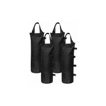 Ulisem - 4Pcs Sacs De Poids De Sable Poids De Jambe Pour Tente Pop Up Pare-Soleil Pare-Soleil Sac De Pieds Leste, Noir