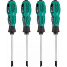 4pcs / Set Tournevis Embouts de Tournevis U Fourche magnétique vis rainurée conducteur CR-V Multi Function Tool Kit Main