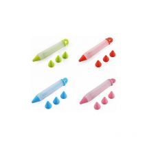 4pcs Silicone Food Writing Pen Diy Decorating Pen Compatible With Cake Cookie