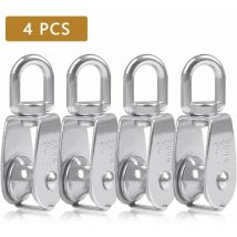 4pcsM15 câble en acier 304 poulie en acier inoxydable poulie de traction poulie simpleOutil pratique