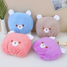 Serbia - 4Pièces Bonnet Cheveux Sec Serviette de Sèche Filles, Ours Mignon Serviette de Bain Chapeau Enfants pour Cheveux à Séchage Rapide pour