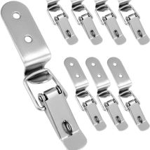 4Pièces Fermeture à bascule,Fermeture a Levier Fermeture à Ressort Loquet Bascule en Acier Inoxydable Pour Coffre à Outils,Levier de
