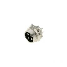 4Pin-Mikrofonstecker mit Gewindeplatte