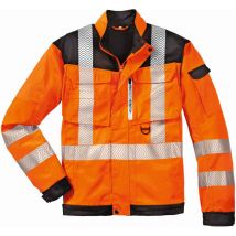 Warnschutz-bundjacke Kentucky, Leuchtorange/grau, En Iso 20471 Kl.2, Gr. 3xl