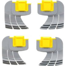 4psc r0714400 pour Zodiac robot de nettoyage de piscine mx8 mx6 brosse de nettoyage au sol