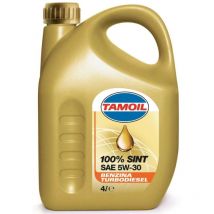 4PZ olio motore per autovetture ' Tamoil 100% sint' 5W30 - lt. 4