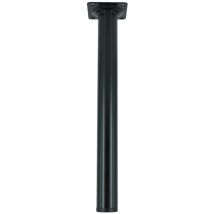 4PZ piedino acciaio diametro 30 h CM.20 colore nero