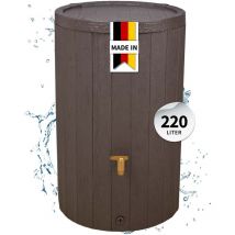 Regenspeicher Madera 220 l Regenwassertonne Wassertank Wasserbehälter - 4rain