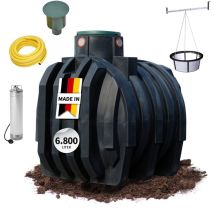 4rain - mono Erdtank-Paket 6800 Liter Garten-Comfort