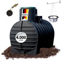 4rain MONO Retentionszisterne Plus 4000 Liter inkl. Tankabdeckung